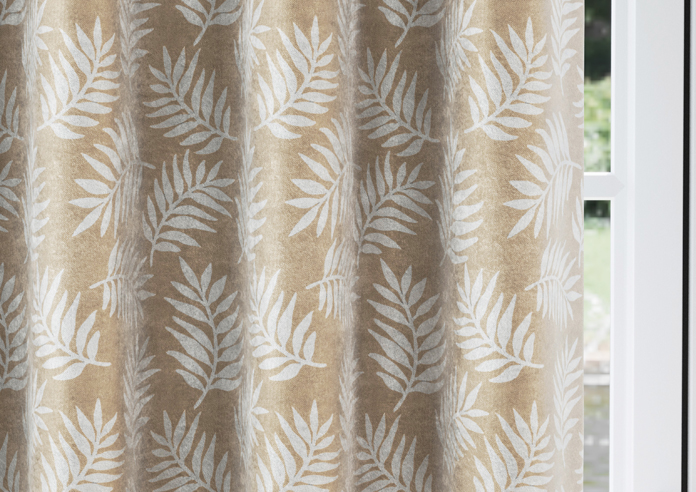 Oakland Eyelet, Latte - Ready Made Curtains - Image 5